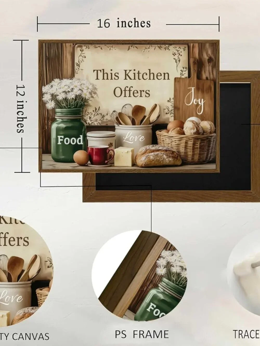 Country Kitchen Wall Art Decor